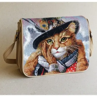 Puss in Boots Patterned Bag