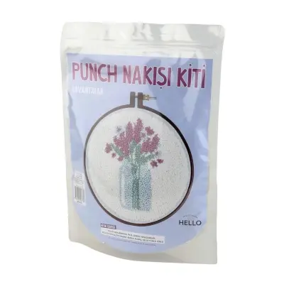  Punch Embroidery Kit Lavender PN04