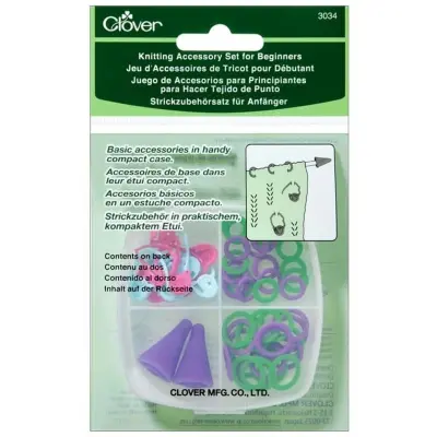 CLOVER KNITTING ACCESSORY SET FOR BEGINNERS 3034