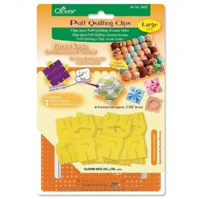 CLOVER PUFF QUILTING CLIPS 8403