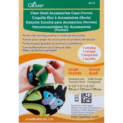 CLOVER CLAM SHELL ACCESSORIES CASE 8412