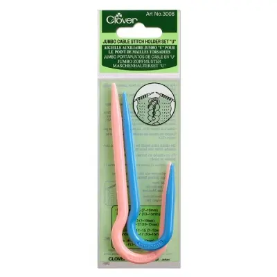 CLOVER JUMBO CABLE STITCH HOLDERS 3008