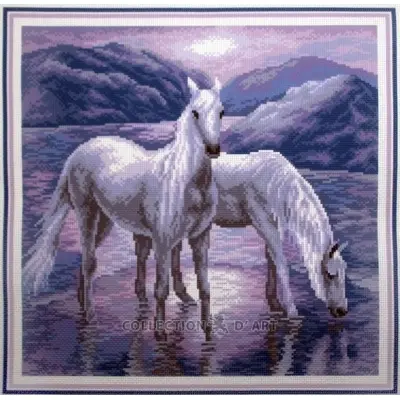Collection D'art Printing on canvas For embroıdery 1032
