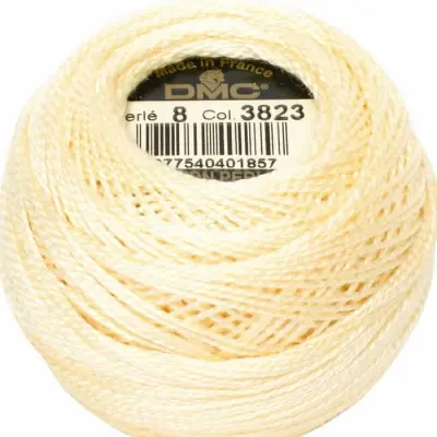 DMC Pearl Cotton 3823 (No:5-8-12)