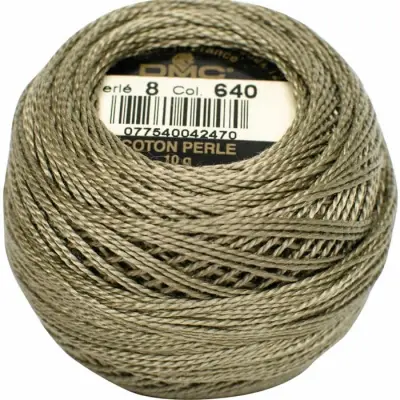 DMC Pearl Cotton 640 (No:5-8-12)