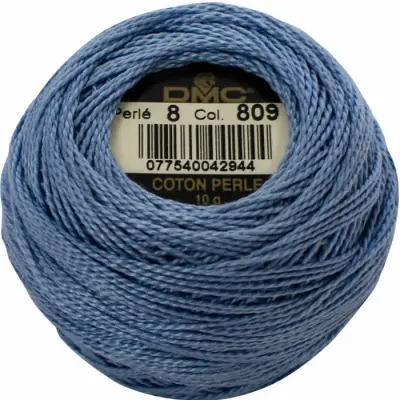 DMC Pearl Cotton 809 (No:5-8-12)
