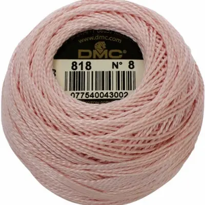 DMC Pearl Cotton 818 (No:5-8-12)