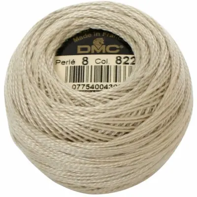 DMC Pearl Cotton 822 (No:5-8-12)