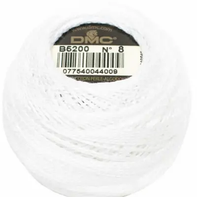 DMC Pearl Cotton B5200 (No:5-8-12)