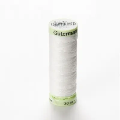 Gütermann 30m Poliester Sewing Thread 111 (Off-White)
