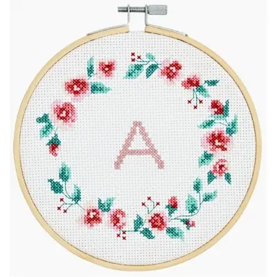 DMC Cross Stitch Kit With Embroidery Hoop BK1837