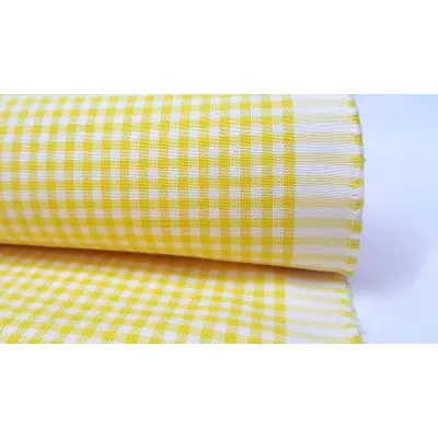 Cotton Square Duck Fabric, Yellow Color