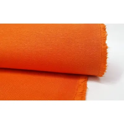 Cotton Duck Fabric Orange Color