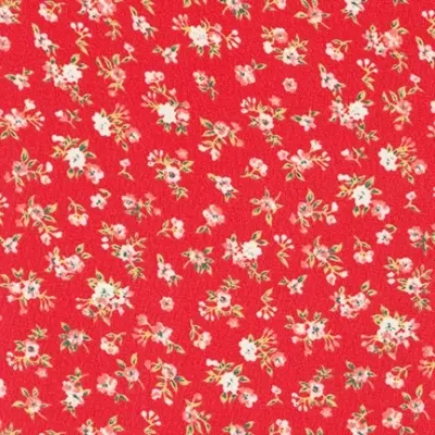 Robert Kaufman Şifon Fabric 1B493-RED 