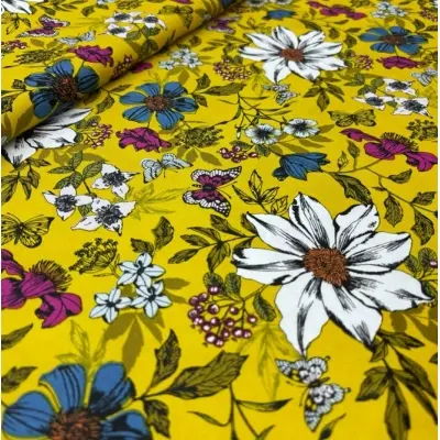 MAKOWER-UK Patchwork Fabric 1862-Y