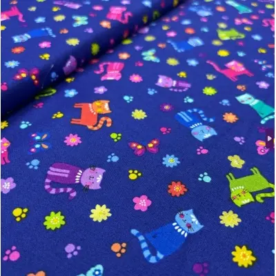MAKOWER-UK Patchwork Fabric 2349-B