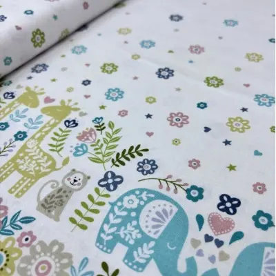 MAKOWER-UK Patchwork Fabric 2452-1