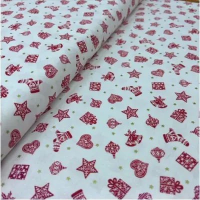 MAKOWER-UK Patchwork Fabric 2460-R