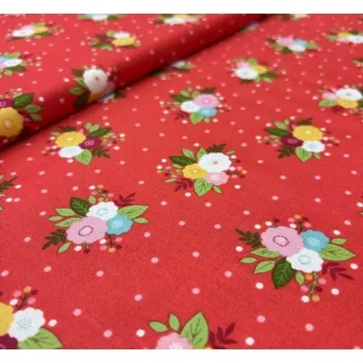 MAKOWER-UK Patchwork Fabric 2509-R