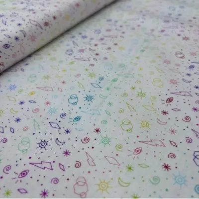 MAKOWER-UK Patchwork Fabric 9755-L