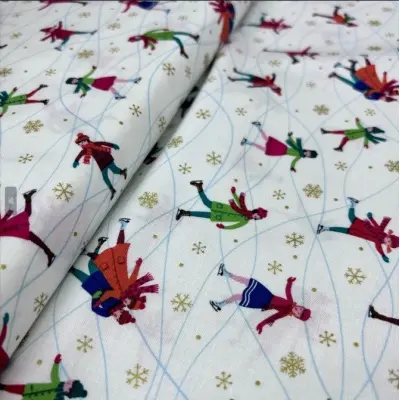 MAKOWER-UK Patchwork Fabric 2465-W