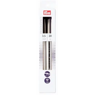 Prym Double-pointed Knitting Needles 20cm, 3.50mm