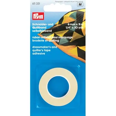PRYM DRESSMAKER'S AND QUILTERS TAPE ADHESIVE 611331
