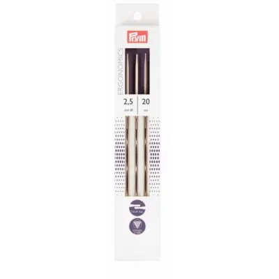 Prym Double-pointed Knitting Needles 20cm, 2.50mm