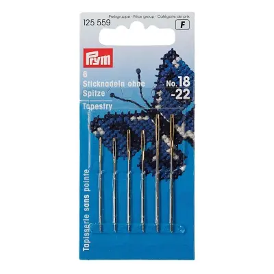 Prym 125559 Embroidery needles without point 