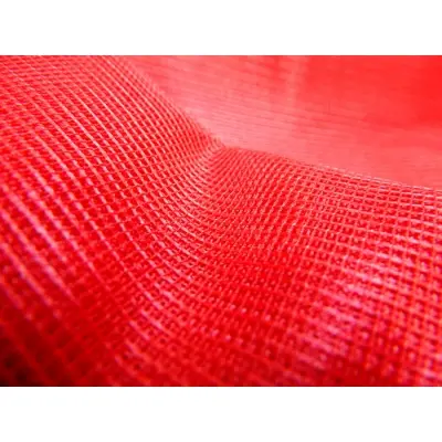 Square Tulle Red