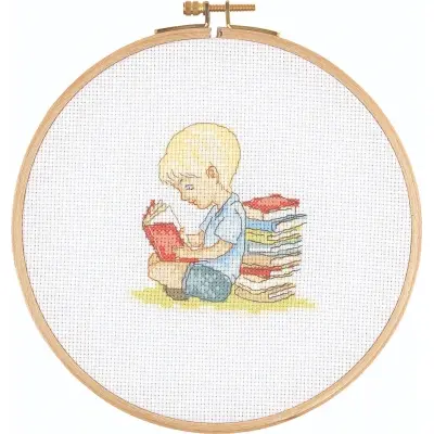 Tuva Cross Stitch Kit With Wooden Hoop E2003