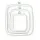 Nurge Frame Pulley, Square Off White
