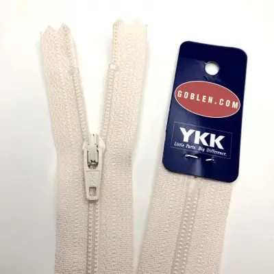 YKK Zipper 18cm, 801no
