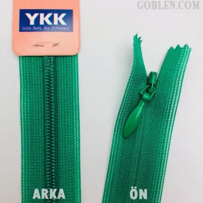 YKK Hidden Zipper 22cm Dark Green, 152