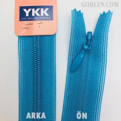 YKK Hidden Zipper 22cm Blue, 162