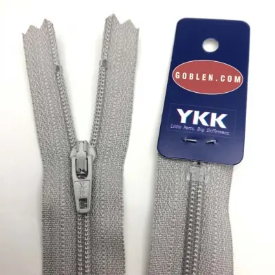 YKK Zipper 22cm, 15no
