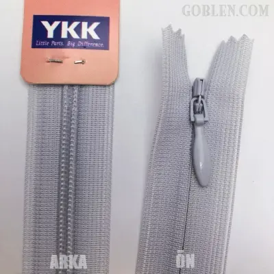 YKK Hidden Zipper 22cm Gray, 361