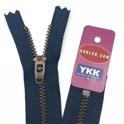 YKK Metal Zipper 18cm, 58no