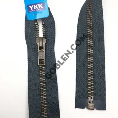 YKK Metal Coat Zipper 70cm, 979no