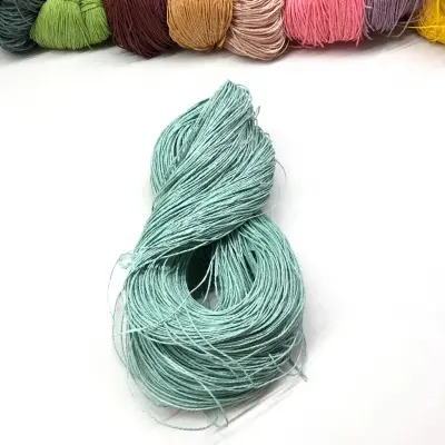 Paper Yarn, Bag Knitting Yarn, soft water green