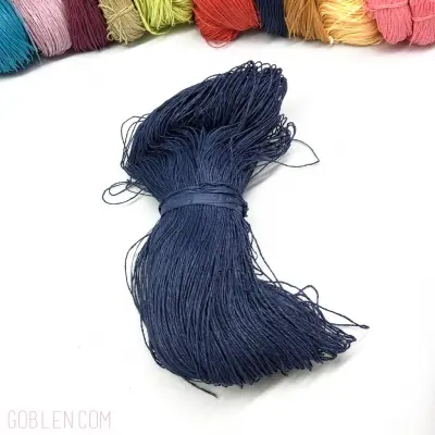 Paper Yarn, Bag Knitting Yarn, Dark Navy