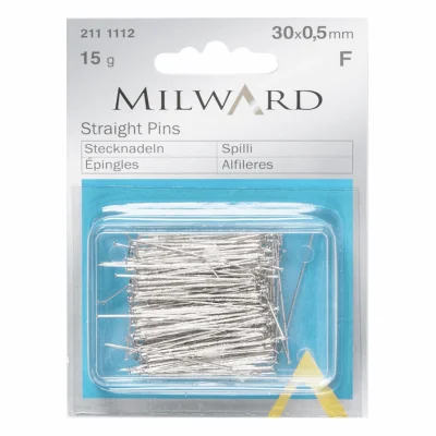 Milward Straight Pins 30x0.5mm