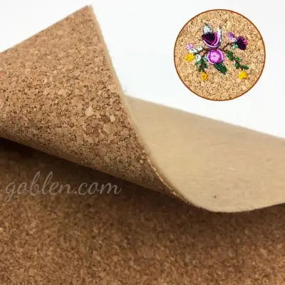Cork Fabric, Suitable for Embroidery, Decorative Real Cork, 50x59cm