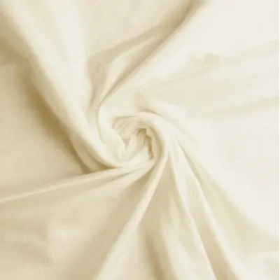 Flannel fabric, 240 cm wide cotton baby fabric, Ecru