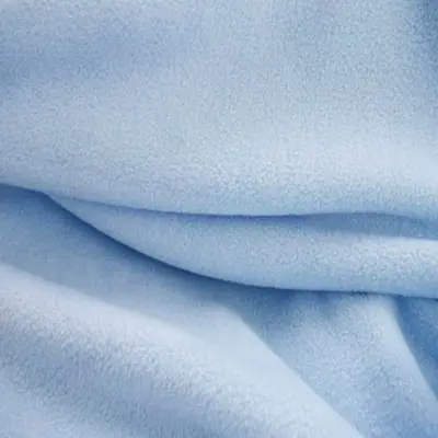 Fleece Fabric, 180cm Width, Baby Blue