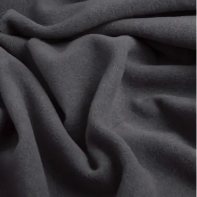 Fleece Fabric, 180cm Width, Dark Grey