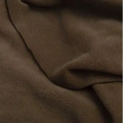 Fleece Fabric, 180cm Width, Dark Brown