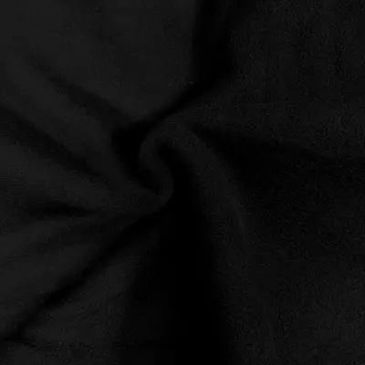 Fleece Fabric, 180cm Width, Black