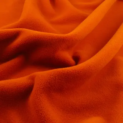 Fleece Fabric, 180cm Width, Orange