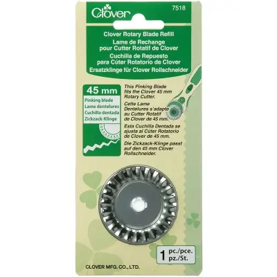 Clover 45mm Rotary Pinking Blade Refill 7518